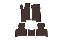 Hummer H3 2005–2010 Rubberen automatten Carsuit (Bruin) foto 1