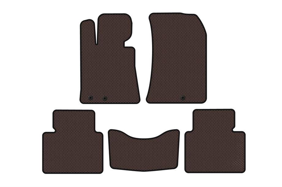 Hyundai Genesis BH 2008–2013 Rubberen automatten Carsuit (Bruin) Image