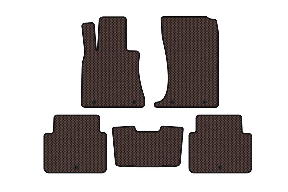 Hyundai Genesis DH 2013–2016 Rubberen automatten Carsuit (SD, bruin) Image