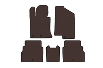 Hyundai Sonata YF 2010–2014 Rubberen automatten Carsuit V2 (bruin) foto 1