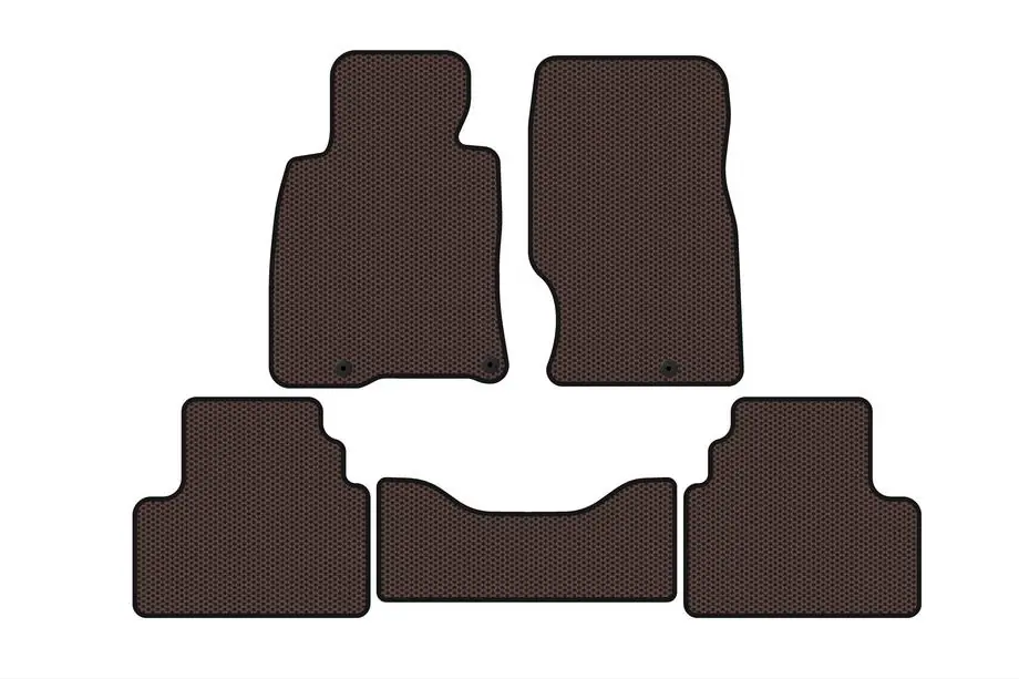 Infiniti G25/G35/37 (V36/CV36) 2006–2015 Rubberen automatten Carsuit (G25-G35, SD, bruin) Image