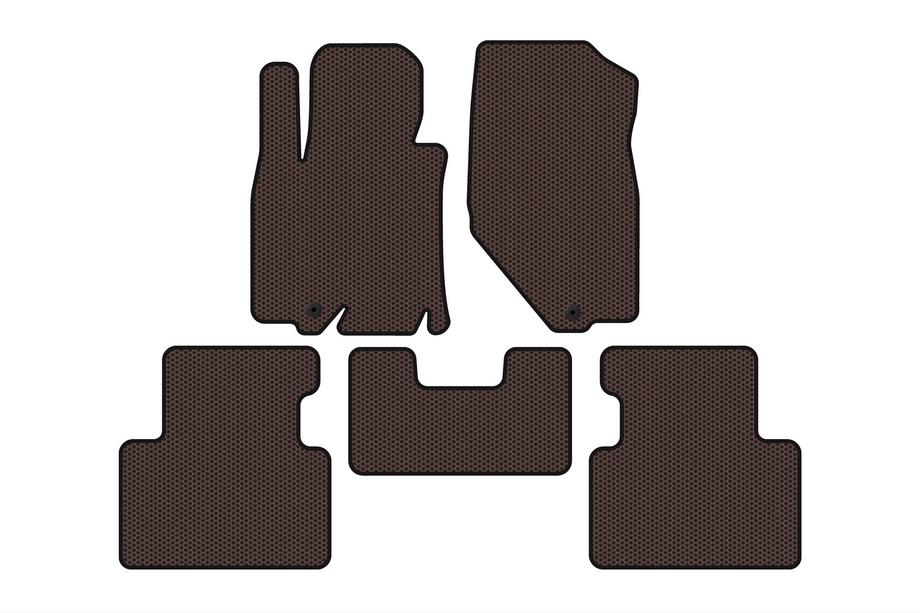 Infiniti QX50 2013–2017 Rubberen automatten Carsuit (Bruin) Image