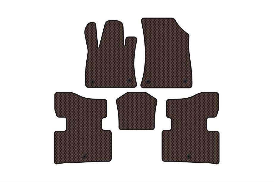 Infiniti QX50 2018– Rubberen automatten Carsuit (Bruin) Image