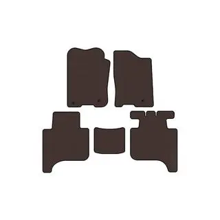 Carsuit rubberen automatten voor interieur (2 rijen, 2004-2008, bruin)