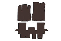Infiniti QX60 2016–2021 Carsuit rubber automatten voor het interieur (2 rijen, bruin) foto 1