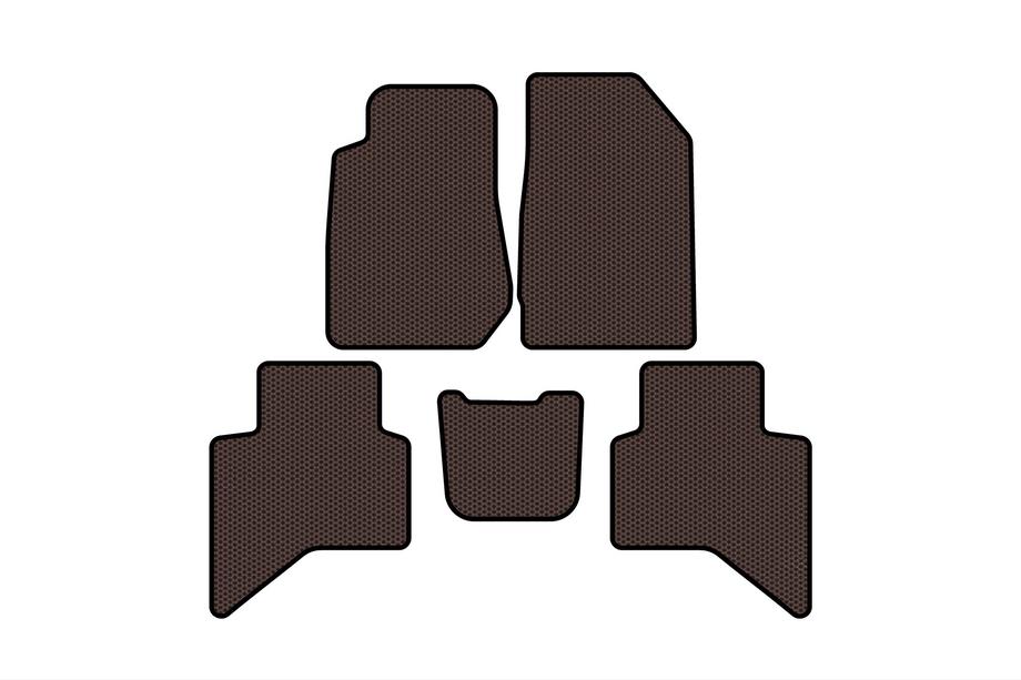 Isuzu D-Max 2019– Rubberen automatten Carsuit (Bruin) Image