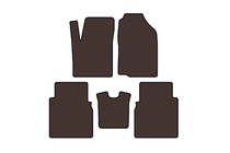 JAC J6 2011–2019 Rubberen automatten Carsuit (Bruin) foto 1