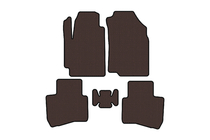 JAC S2 2014–2020 Rubberen automatten Carsuit (Bruin) foto 1