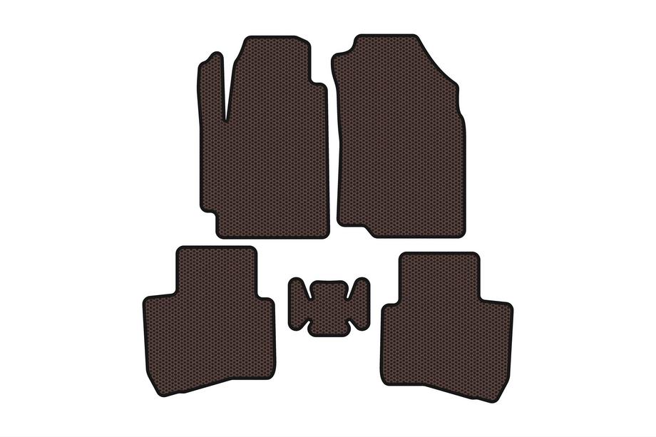 JAC S2 2014–2020 Rubberen automatten Carsuit (Bruin) Image