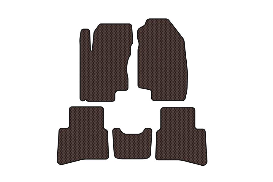 JAC S3 2014– Rubberen automatten Carsuit (Bruin) Foto 1