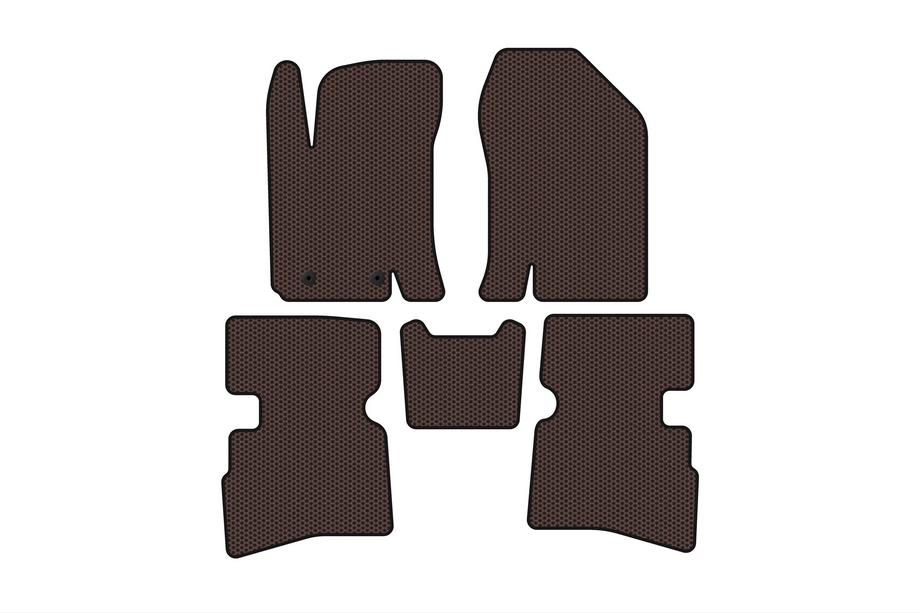JAC S4 2018– Rubberen automatten Carsuit (Bruin) Image