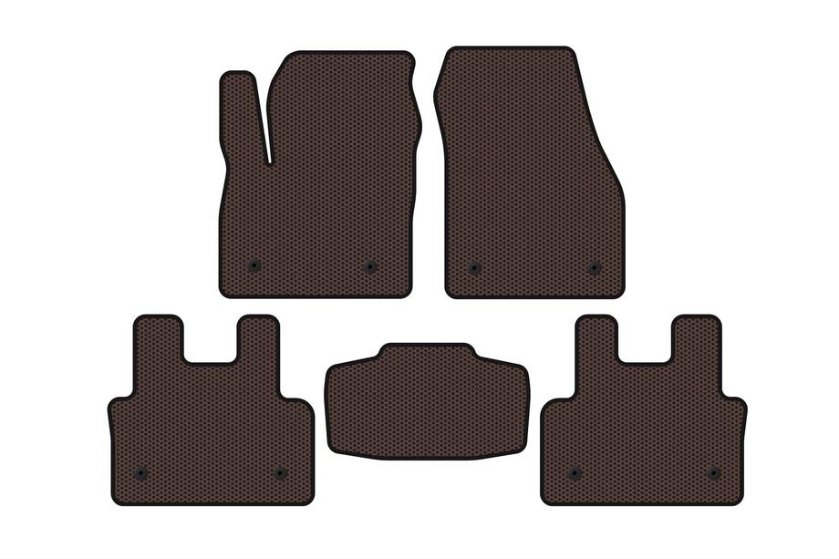 Jaguar E-Pace 2017–2024 Rubberen automatten Carsuit (Bruin) Image