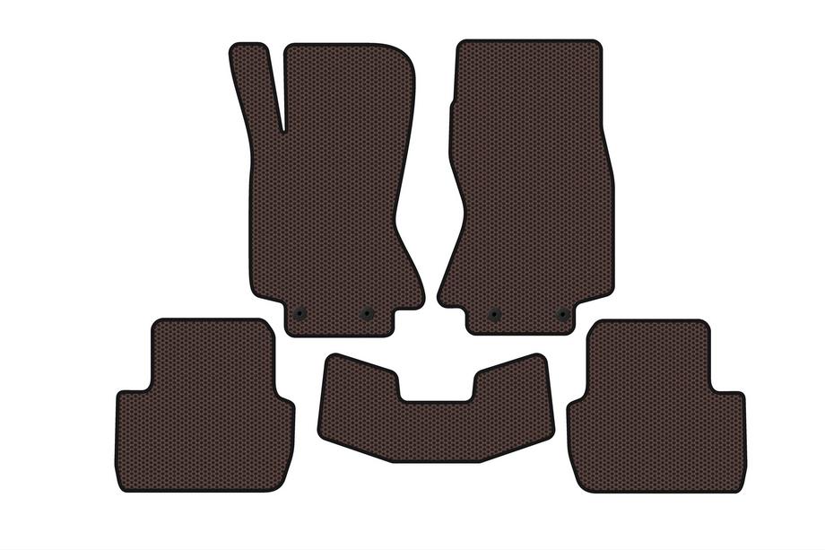 Jaguar S-Type 1999–2008 Rubberen automatten Carsuit (Bruin) Image