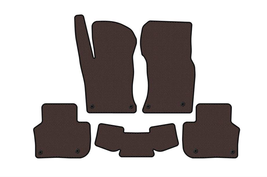 Jaguar XF 2016– Rubberen automatten Carsuit (Bruin) Image