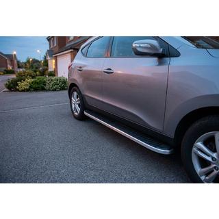 Side steps Tayga Grey (set van 2, aluminium) foto 1