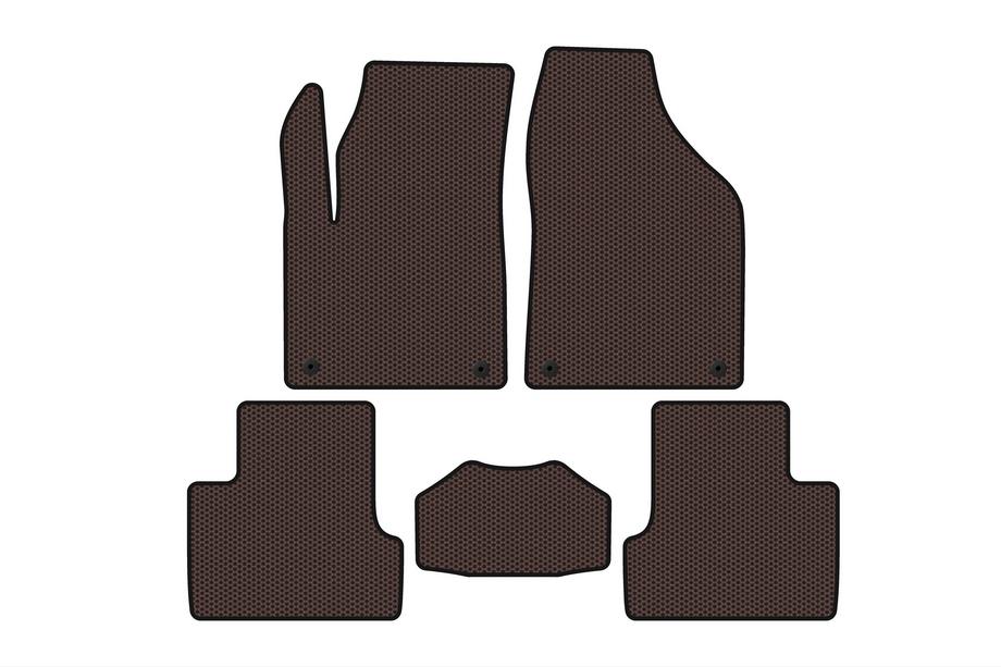 Jeep Cherokee KL 2013– Rubberen automatten Carsuit (2018+, bruin) Image