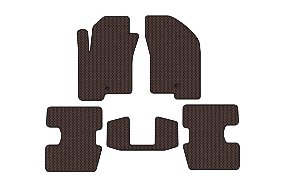Jeep Patriot 2007–2016 Rubberen automatten Carsuit (Bruin) Foto 1