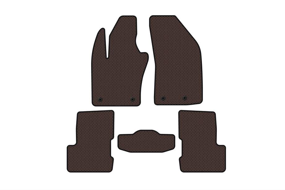 Jeep Renegade 2014– Rubberen automatten Carsuit V-2 (Bruin) Foto 1