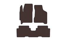 Kia Carens 1999–2012 Rubberen automatten Carsuit (Bruin) foto 1