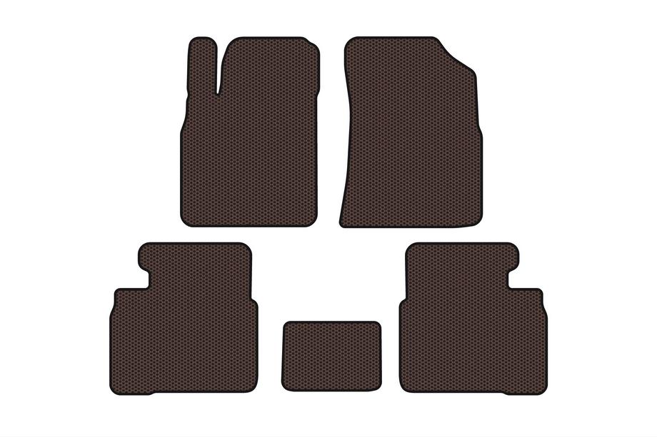 Kia Magentis 2000–2005 Rubberen automatten Carsuit (Bruin) Foto 1
