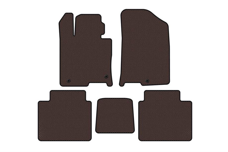 Kia Optima 2016– Rubberen automatten Carsuit (Bruin) Image