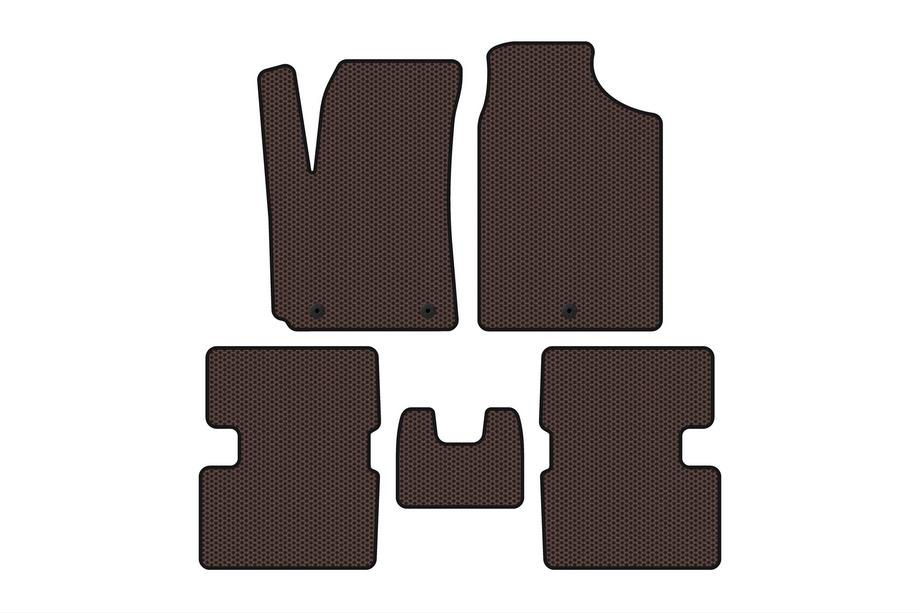 Kia Picanto 2016– Rubberen automatten Carsuit (HB, bruin) Image
