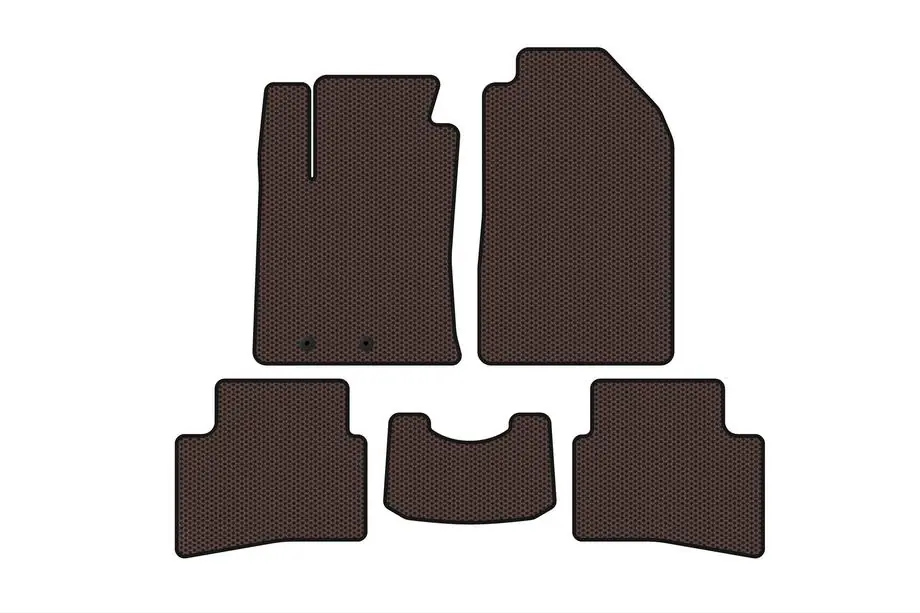 Kia Stonic 2017– Rubberen automatten Carsuit (2017-2019, bruin) Image