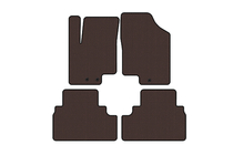 Kia Venga 2010–2019 Rubberen automatten Carsuit (Bruin) foto 1