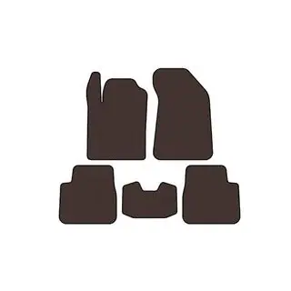 Rubberen automatten Carsuit (Bruin) Lancia Delta 2008–2014 foto 1