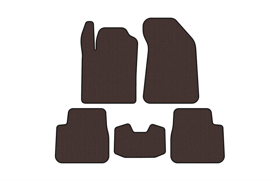 Lancia Delta 2008–2014 Rubberen automatten Carsuit (Bruin) Foto 1