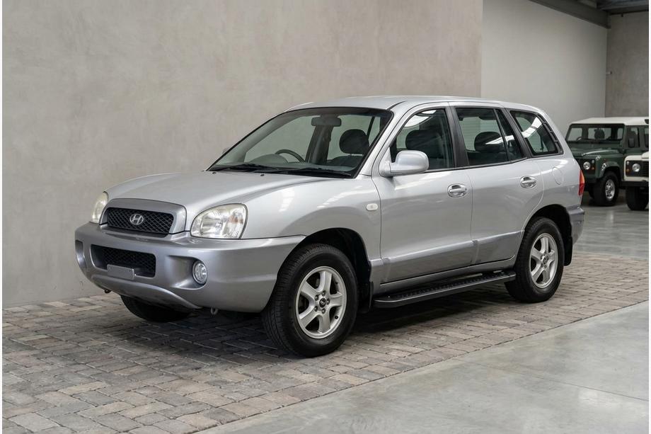 Hyundai Santa Fe 1 2000–2006 Allmond Black side steps (2 st., aluminium) Image