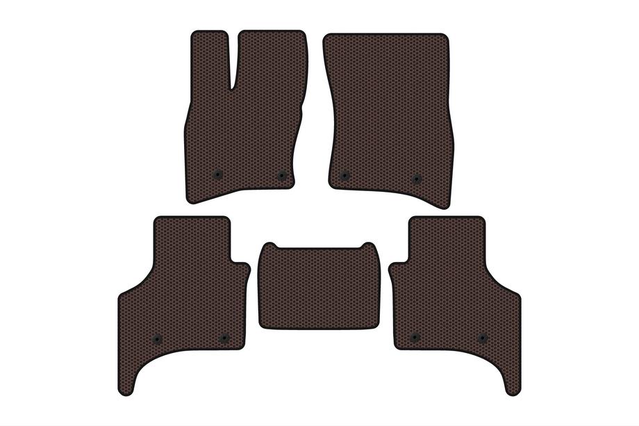 Land Rover Defender 2019– Rubberen automatten Carsuit (5-deurs, bruin) Image
