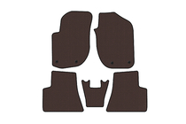 Land Rover Freelander I 1997–2006 Rubberen automatten Carsuit (Bruin) foto 1