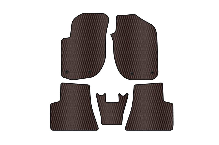 Land Rover Freelander I 1997–2006 Rubberen automatten Carsuit (Bruin) Image