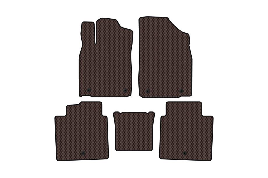 Lexus ES 2012–2018 Rubberen automatten Carsuit (2012-2015, SD, bruin) Image