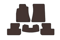 Lexus IS 2005–2013 Rubberen automatten Carsuit (SD, 2WD, bruin) foto 1