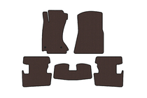 Lexus IS 2005–2013 Carsuit rubberen automatten (4x4, bruin) foto 1