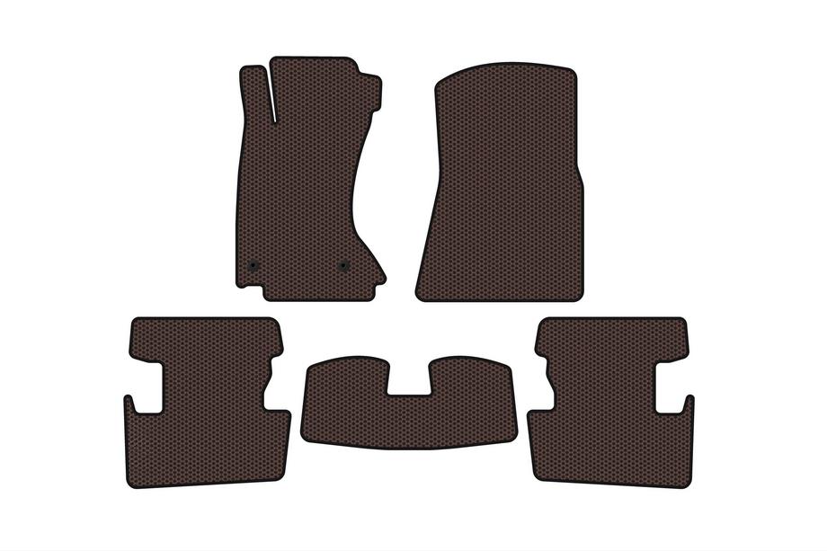 Lexus IS 2005–2013 Carsuit rubberen automatten (4x4, bruin) Image