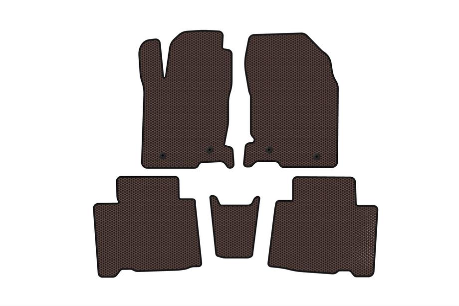 Lexus NX 2014–2021 Rubberen automatten Carsuit (Bruin) Image