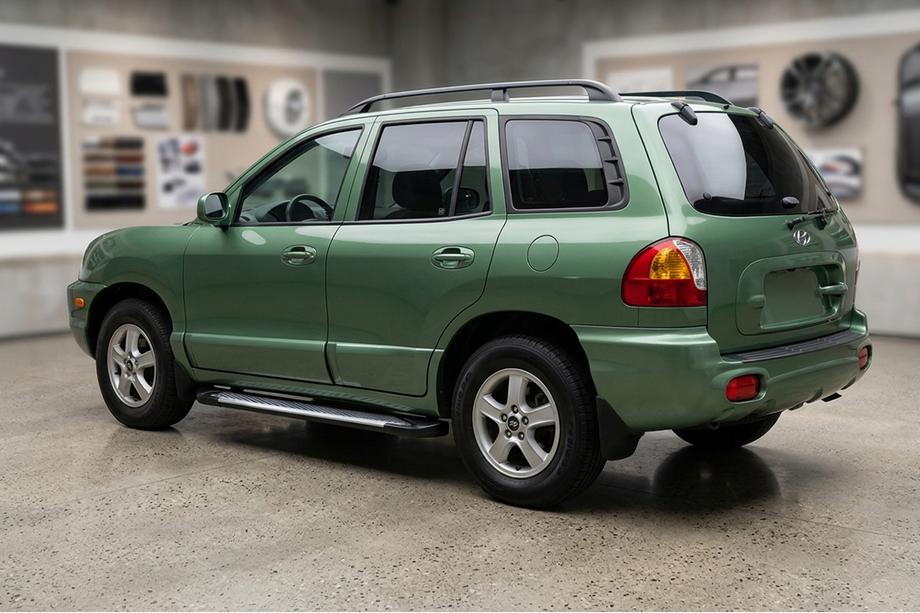 Hyundai Santa Fe 1 2000–2006 Side steps Line (2 stuks, aluminium) Image