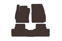 Mazda 5 2010–2018 Carsuit rubber automatten voor het interieur (2 rijen, bruin) foto 1