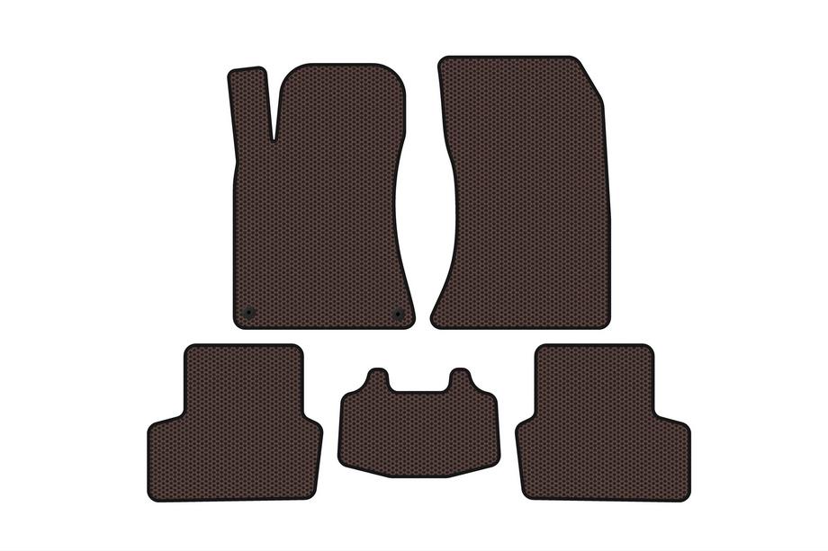 Mercedes CLA C117 2013–2019 Rubberen automatten Carsuit (SD, bruin) Image