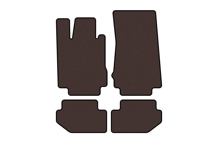 Mercedes CL-klasse C215 1999–2006 Rubberen automatten Carsuit (Bruin) Image