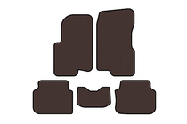 Smart 1998–2007 Rubberen automatten Carsuit (2003-2007, Forfour, Bruin) foto 1