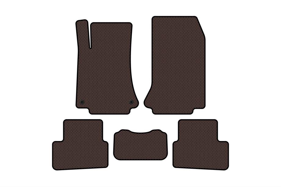 Smart 1998–2007 Rubberen automatten Carsuit (2003-2007, Coupé, bruin) Foto 1