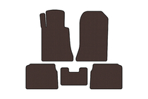Mercedes E-class W124 1984–1997 Rubberen automatten Carsuit (SD, bruin) foto 1