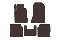 Mercedes S-class W140 1991–1998 Carsuit rubbermatten (SD, lange wielbasis, bruin) foto 1