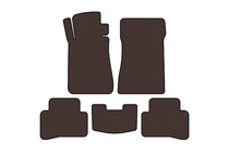Mercedes C-klasse W202 1993–2001 Rubberen automatten Carsuit (SD, bruin) foto 1
