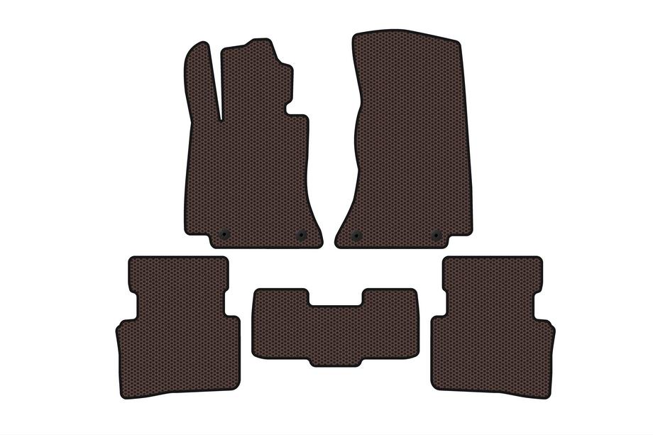 Mercedes C-klasse W206 2022– Rubberen automatten Carsuit (SD, bruin) Image