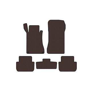 Carsuit rubberen automatten (Coupé, bruin) Mercedes CLK W209 2002–2010 foto 1
